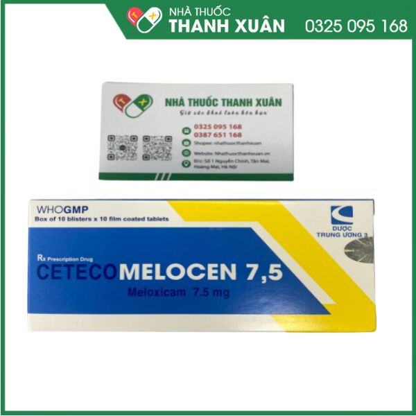 CetecoMELOCEN 7,5 - Điều trị viêm khớp dạng thấp